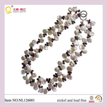 2013 Fashion Jewellery, Pearl Necklace, Crystal Necklace